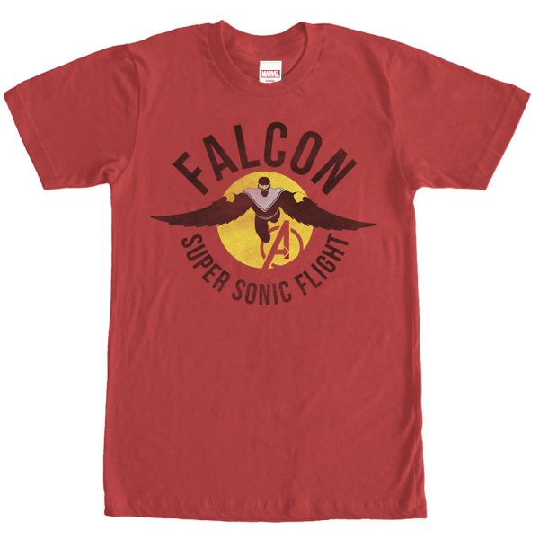 Men’s Marvel Falcon Super Sonic Flight T-Shirt