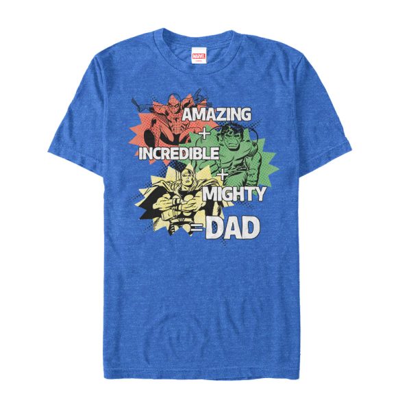 Men’s Marvel Father’s Day Avengers Dad Qualities T-Shirt