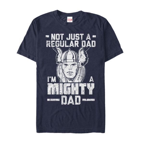 Men’s Marvel Father’s Day Thor Not Regular Dad T-Shirt