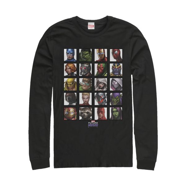 Men’s Marvel Future Fight Character Panel Long Sleeve Shirt