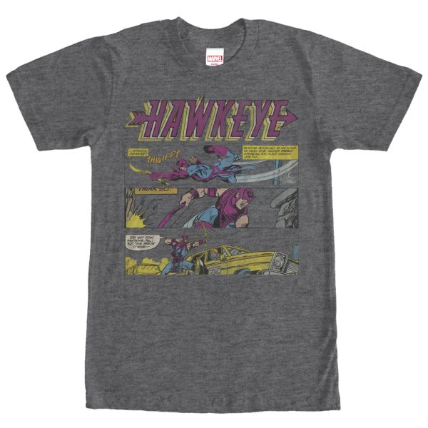 Men’s Marvel Hawkeye Comic Book Panels T-Shirt