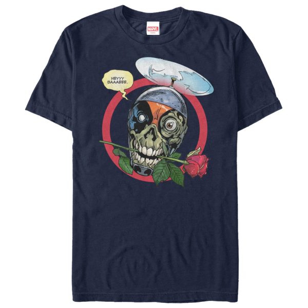 Men’s Marvel Headpool Rose T-Shirt