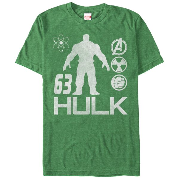 Men’s Marvel Hulk 6Atom Symbol T-Shirt