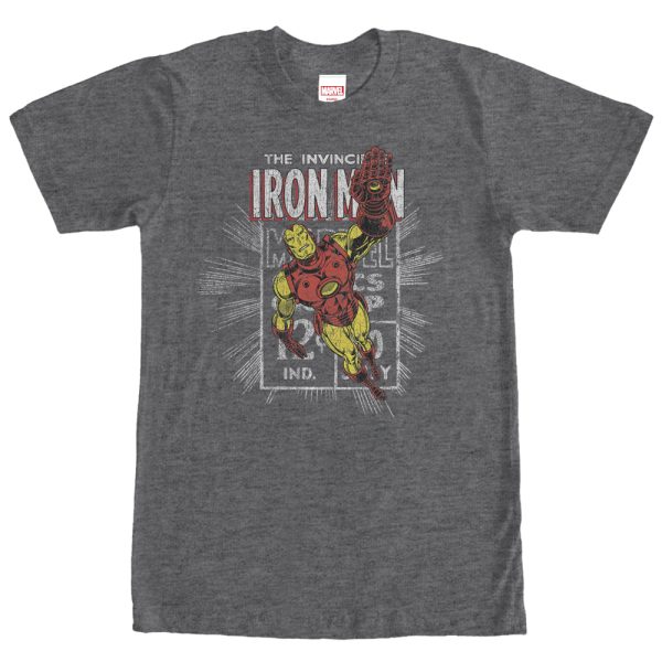 Men’s Marvel Iron Man Comic Book Cent T-Shirt