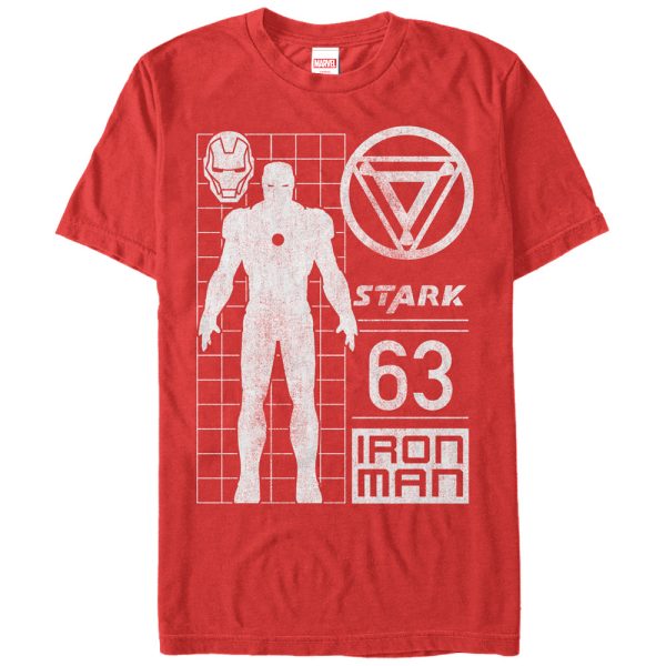 Men’s Marvel Iron Man Stark 63 T-Shirt