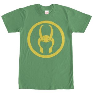 Men’s Marvel Loki Horned Helmet T-Shirt