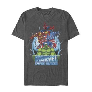 Men’s Marvel Patriotic Heroes T-Shirt