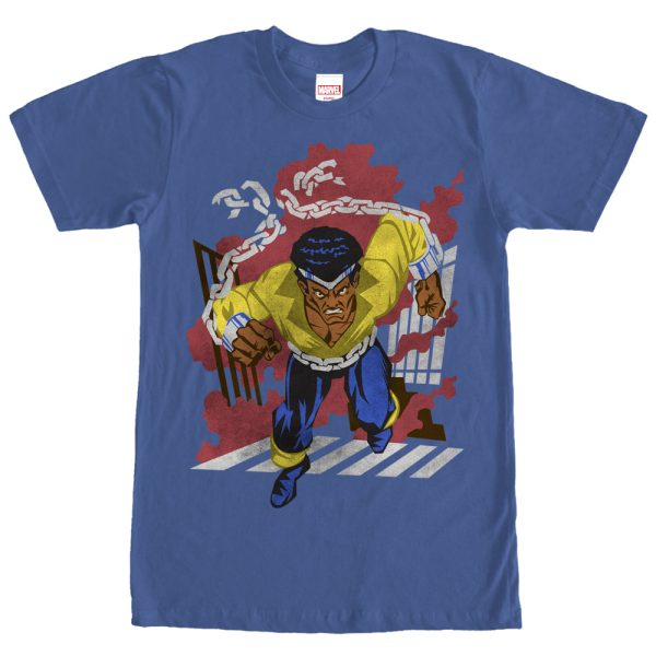 Men’s Marvel Power Man Breaks Free T-Shirt