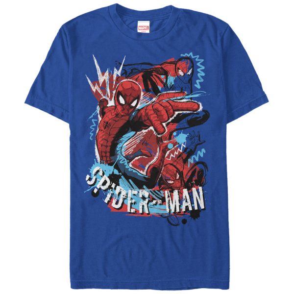 Men’s Marvel Spider-Man Cartoon T-Shirt