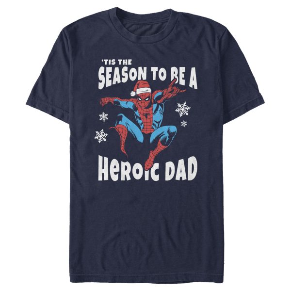 Men’s Marvel Spider-Man Dad ‘Tis the Season T-Shirt