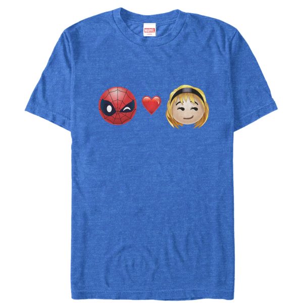 Men’s Marvel Spider-Man Emoji Love T-Shirt