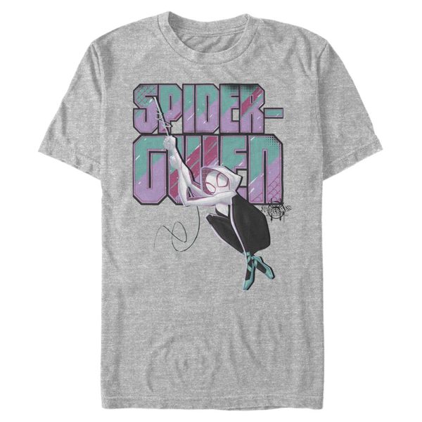 Men’s Marvel Spider-Man Into the Spider-Verse Spider-Gwen Swing T-Shirt