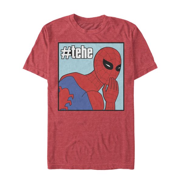 Men’s Marvel Spider-Man #tehe Giggle T-Shirt