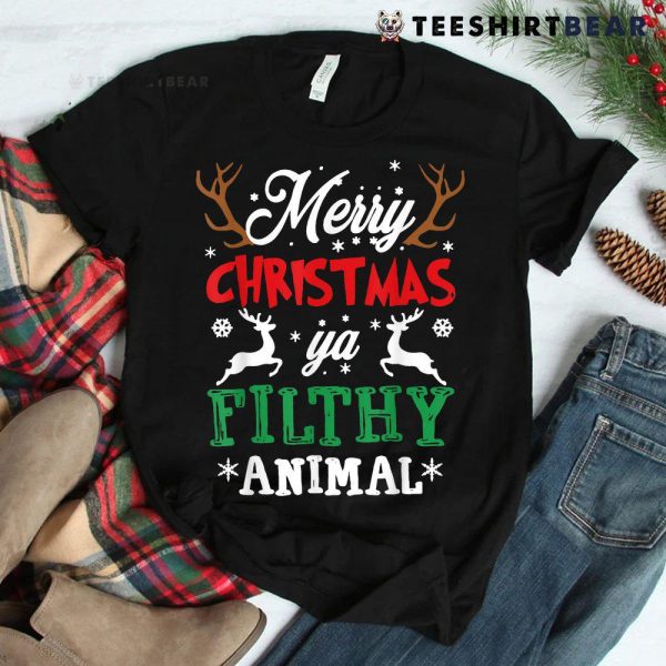 Merry Christmas Filthy Ya Xmas Pajama Shirt