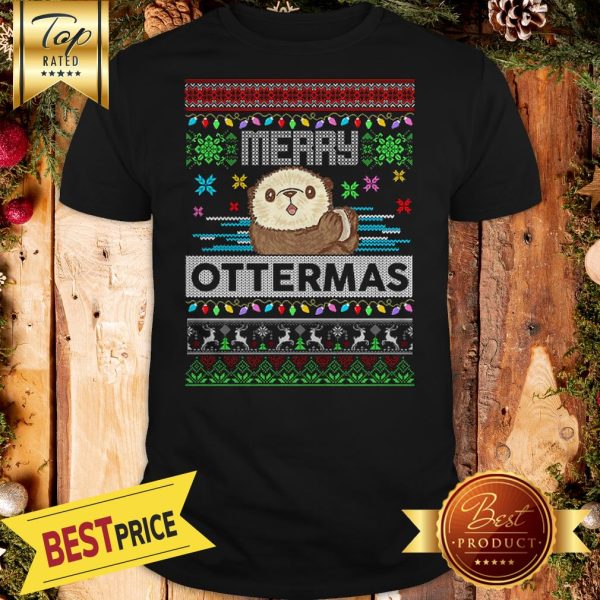 Merry Ottermas Crewneck Ornaments Shirt