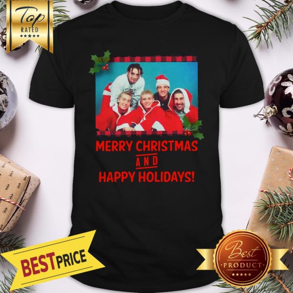 NSYNC Merry Christmas And Happy Holidays Shirt