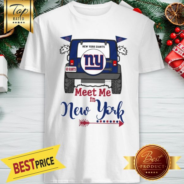 New York Giants Go Giants Meet Me In New York Car Shirt