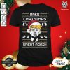 Nice Donald Trump Santa Make Christmas Great Again Ugly 2020 Shirt