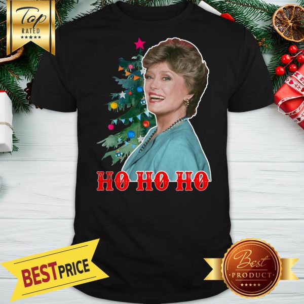 Official Blanche Devereaux Ho Ho Ho Christmas Golden Girl Shirt