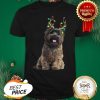 Official Cairn Terrier Reindeer Christmas Light Shirt