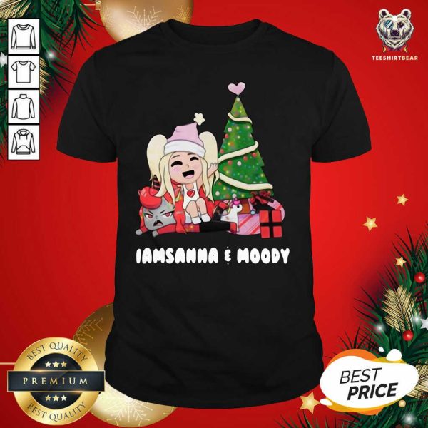 Official I Am Sanna And Moody Christmas Shirt