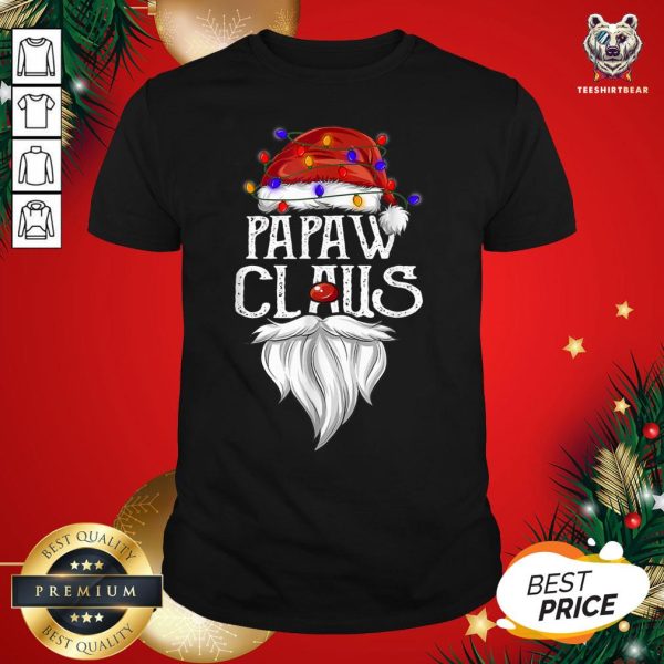 Official Santa Claus Papa Claus Ligh Christmas Shirt