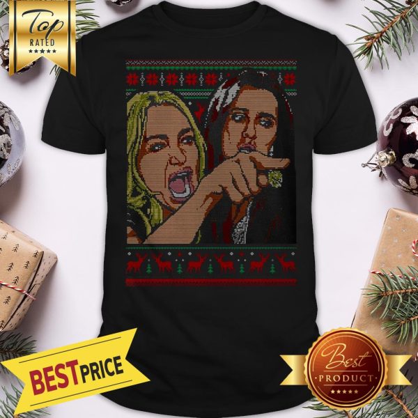 Official Woman Yelling Meme Ugly Christmas Shirt