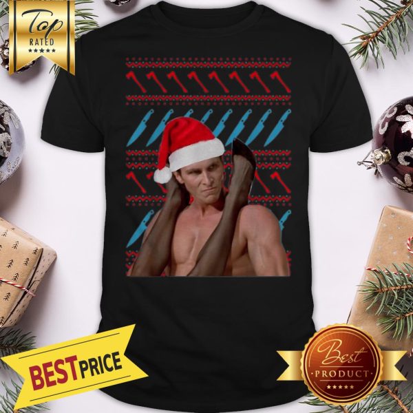 Patrick Bateman American Psycho Ugly Christmas Shirt