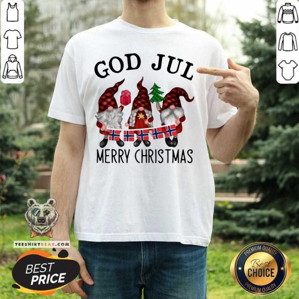 Perfect Gnomes God Jul Merry Christmas Shirt