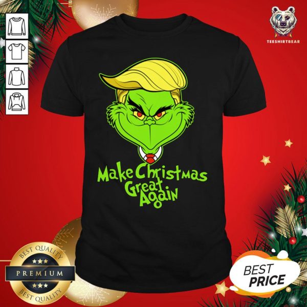 Perfect Grinch Trump Make Christmas Great Again Shirt