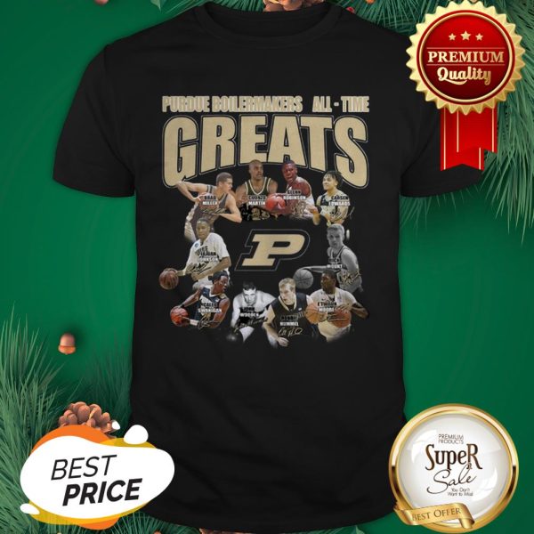 Purdue Boilermakers All Time Greats Legend All Signature Shirt