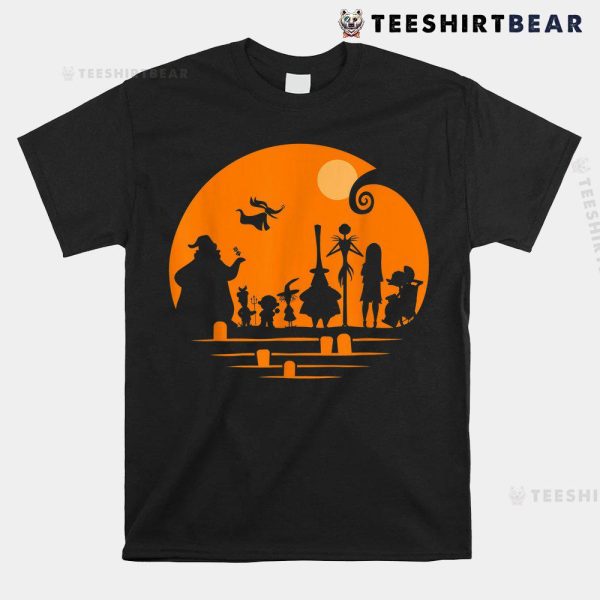 The Nightmare Before Christmas Halloween Silhouette Shirt