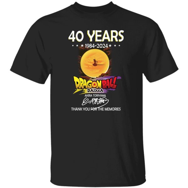 40 Years 1984 2024 Dragon Ball Daima Akira Toriyama Shirt