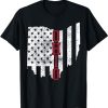 4th Of July Ohio USA US Flag States Vintage T-Shirt