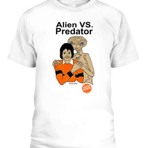 ALIEN VS PREDATOR SHIRT MICHAEL JACKSON & ET