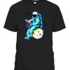 Astronaut Reading Book in Space T-Shirt