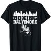Baltimore Skyline Boxing Gloves T-Shirt