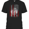 Baseball USA Flag American Flag Vintage T-Shirt