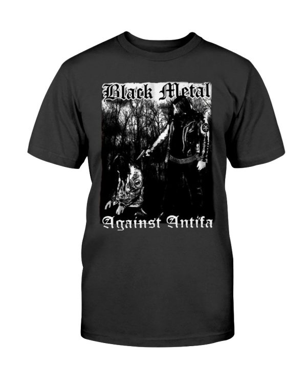 Behemoth Frontman Black Metal Against Antifa Shirt