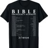 Bible Emergency Hotline Numbers – Cool Christian T-Shirts