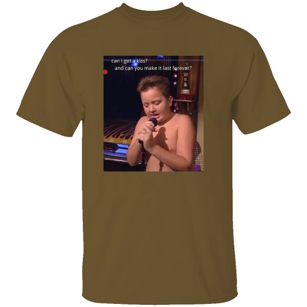 Can I Get A Kiss Shirt Gibby Singing ICarly Meme