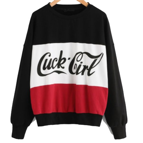 Cuck Girl Sweater Funny Cocacola