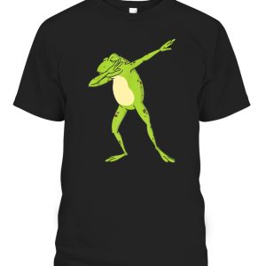 Dabbing Frog For Kids-Boys & Girls Funny Animal Dance Gift T-Shirt