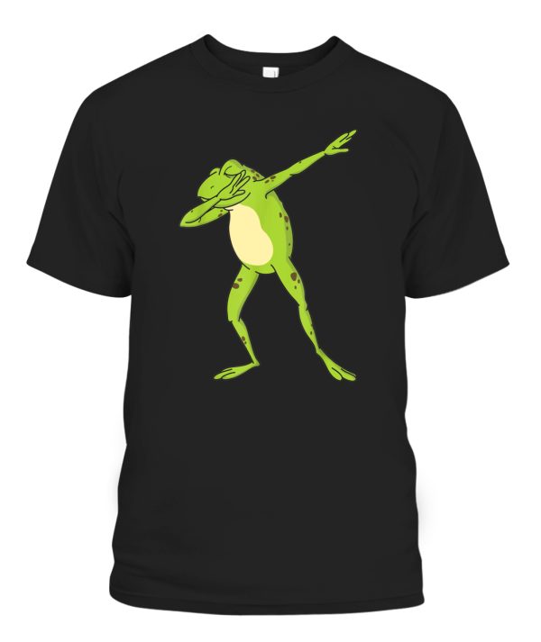 Dabbing Frog For Kids-Boys & Girls Funny Animal Dance Gift T-Shirt