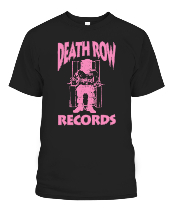 Death Row Records Logo Pink T-Shirt