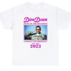 Diva Down Thank You For Your Service Shirt
