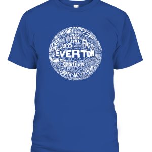 Everton – White Typography Print t-shirt