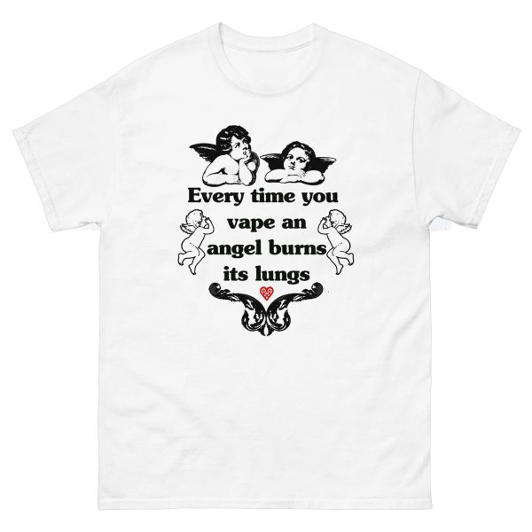 Every Time You Vape An Angel Burns Its Lungs Shirt