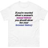 If You’re Worried About A Woman’s Sexual History Shirt