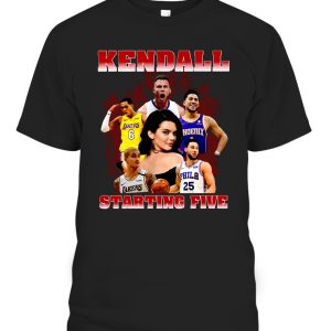 Kendall Starting 5 Shirt, Kendall Starting Five Shirt, Kendall Starting Five Jenner Team Shirt, Kendall’s Playoff Lineup Shirt, Kendall Tee